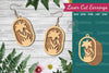 Floral Laser Cut Earrings Design Bundle