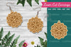 Flowers Laser Cut Earrings SVG Bundle