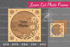 Flowers Laser Cut Photo Frame Clipart Bundle