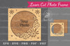 Flowers Laser Cut Photo Frame Clipart Bundle