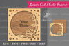Flowers Laser Cut Photo Frame Clipart Bundle
