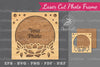 Flowers Laser Cut Photo Frame Clipart Bundle