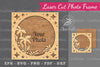 Flowers Laser Cut Photo Frame Clipart Bundle
