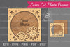 Flowers Laser Cut Photo Frame Clipart Bundle