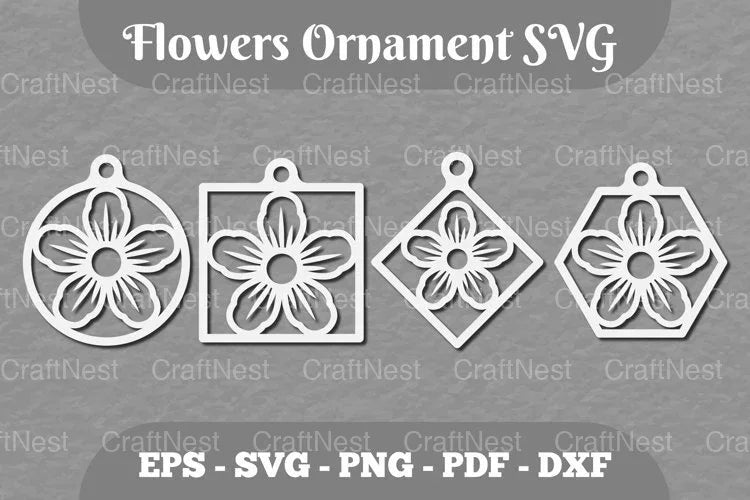 Floral Ornament SVG Bundle - CraftNest - Digital Crafting and Art