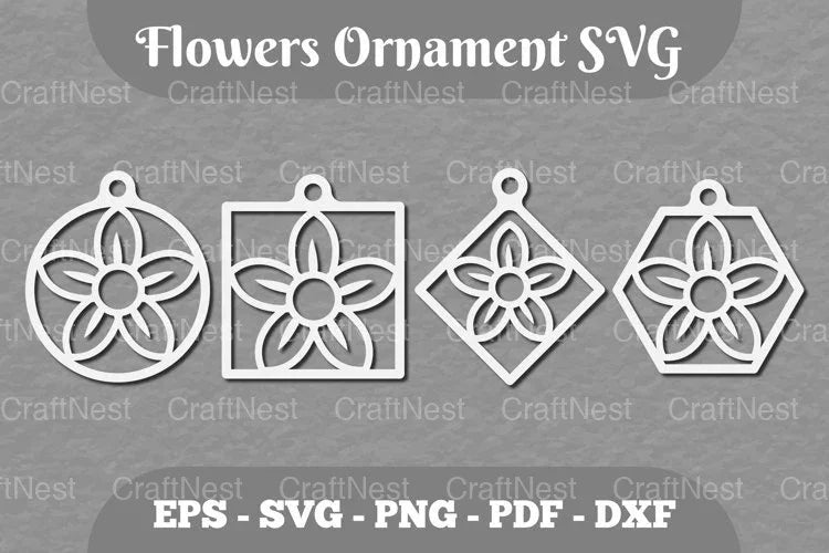 Floral Ornament SVG Bundle - CraftNest - Digital Crafting and Art