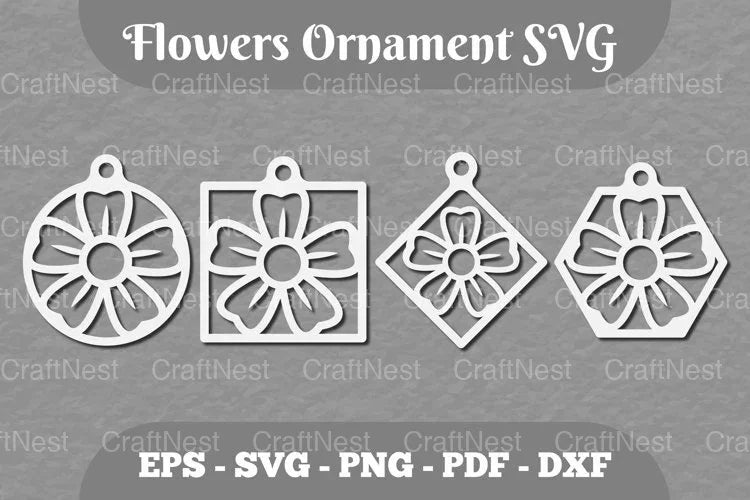 Floral Ornament SVG Bundle - CraftNest - Digital Crafting and Art
