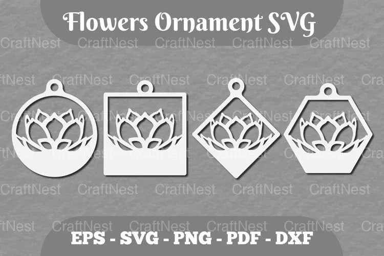 Floral Ornament SVG Bundle - CraftNest - Digital Crafting and Art