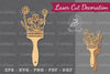 Flowers Paintbrush Laser Cut Decoration Clipart Bundle