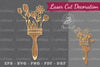 Flowers Paintbrush Laser Cut Decoration Clipart Bundle