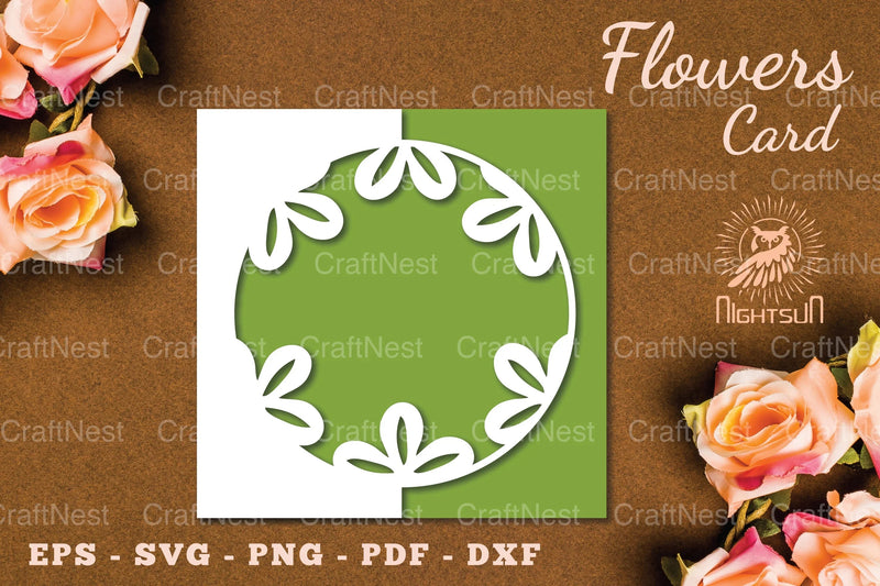 Flowers Papercut Card SVG Bundle - CraftNest - Digital Crafting and Art