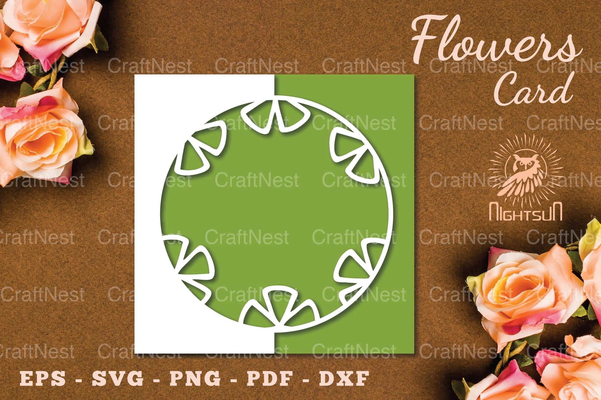 Flowers Papercut Card SVG Bundle - CraftNest - Digital Crafting and Art