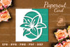 Papercut Flowers Card SVG Bundle