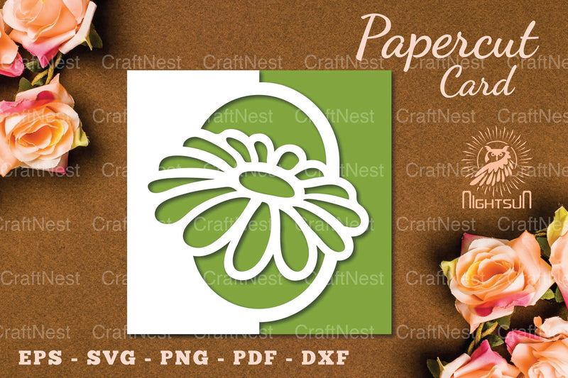 Flowers Papercut Card SVG Bundle - CraftNest - Digital Crafting and Art