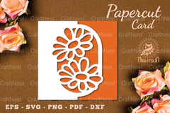 Papercut Card SVG Flowers Clipart Bundle - CraftNest - Digital Crafting and Art