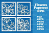 Flowers Papercut SVG Bundle