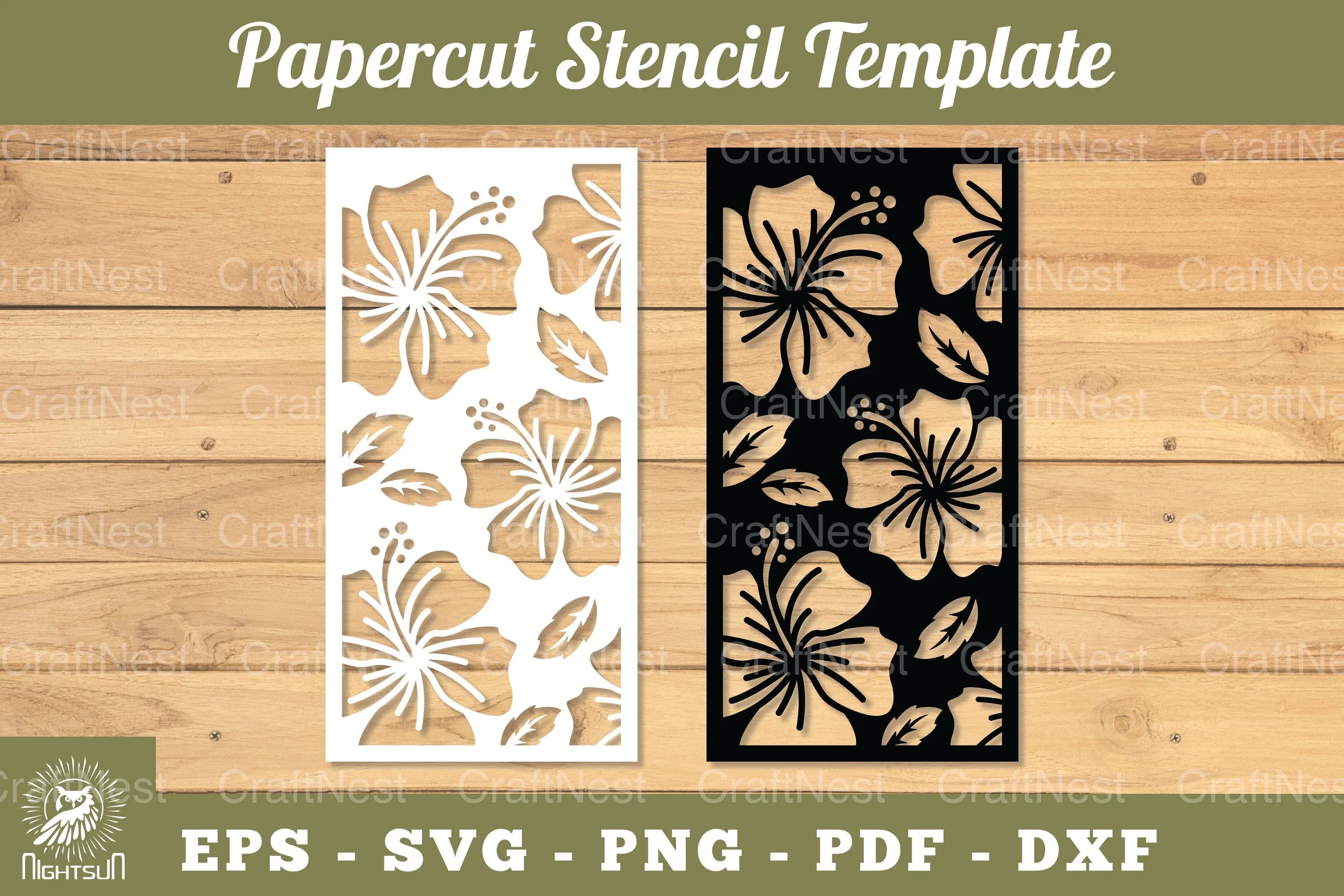 Flowers Papercut Stencil Clipart Bundle - CraftNest - Digital Crafting and Art