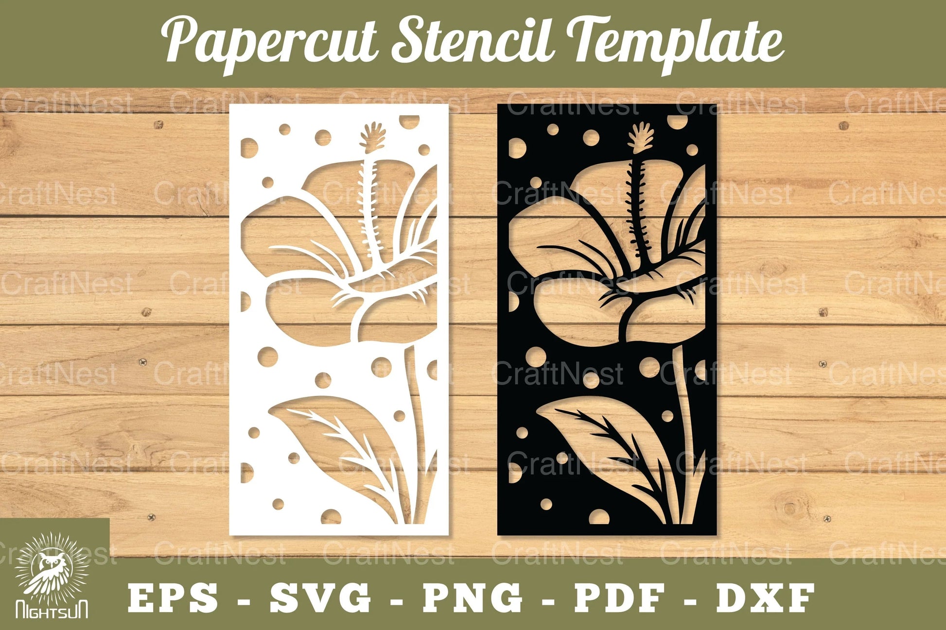 Flowers Papercut Stencil Clipart Bundle - CraftNest - Digital Crafting and Art