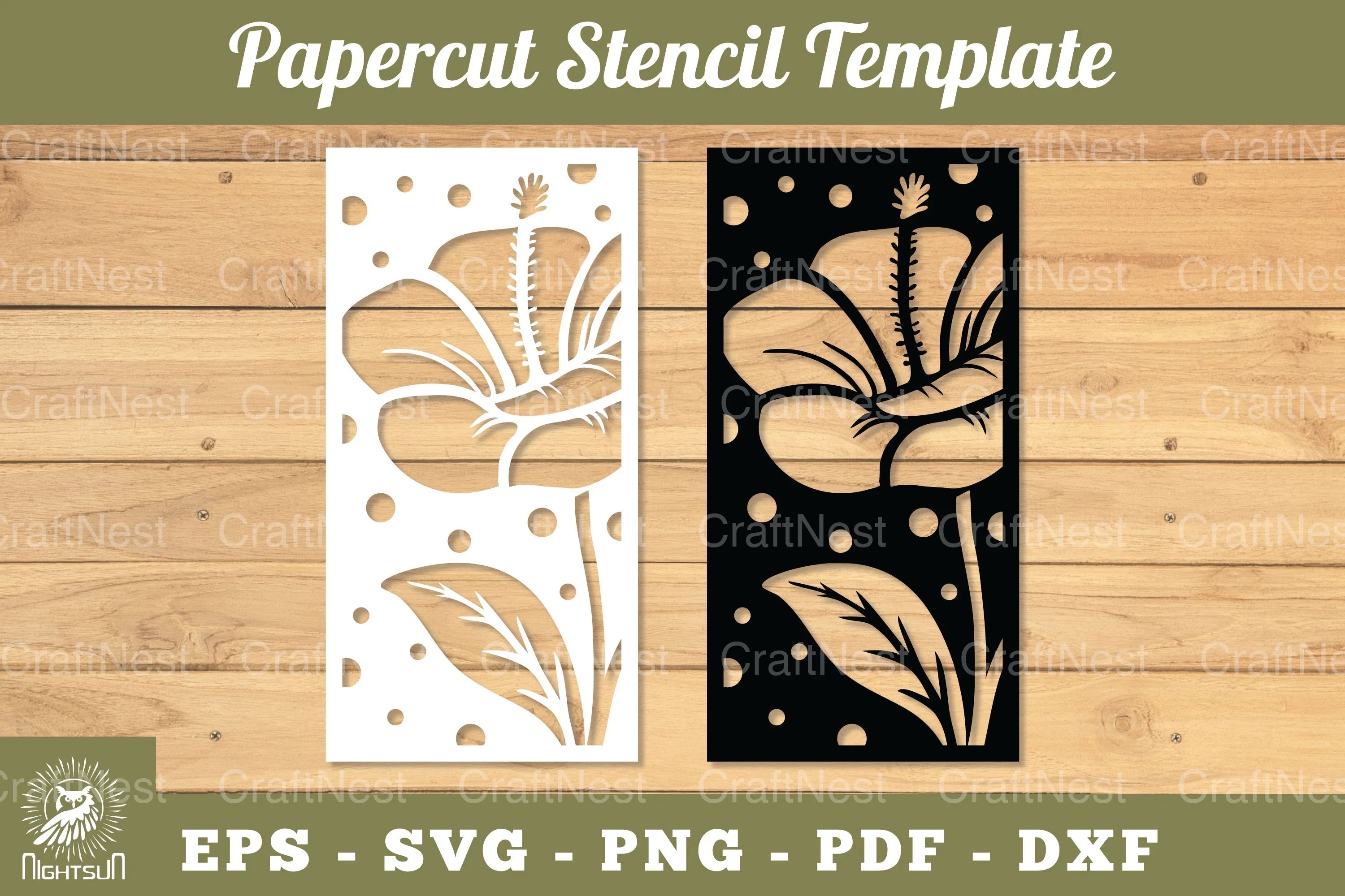 Flowers Papercut Stencil Clipart Bundle - CraftNest - Digital Crafting and Art