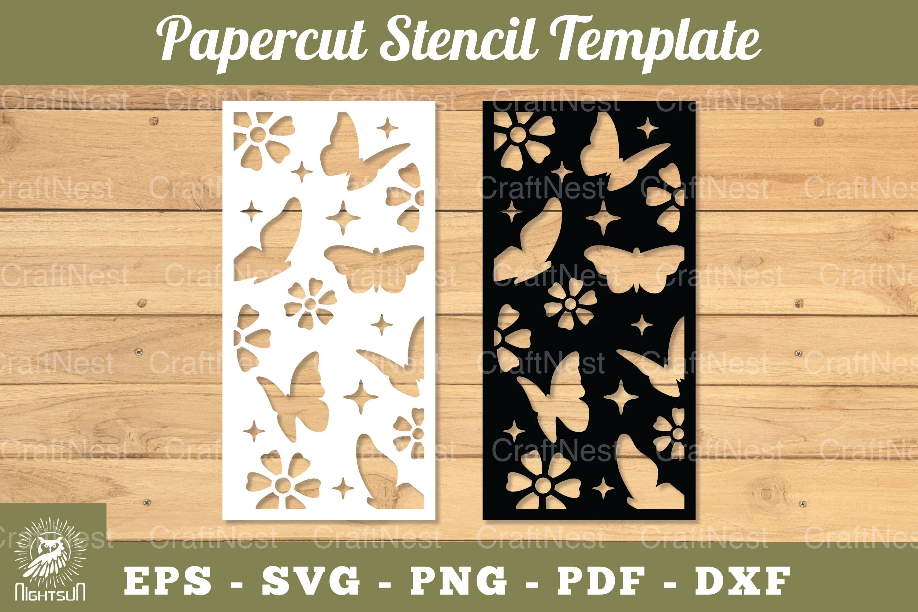 Flowers Papercut Stencil Clipart Bundle - CraftNest - Digital Crafting and Art