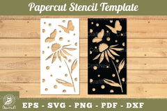 Flowers Papercut Stencil Clipart Bundle - CraftNest - Digital Crafting and Art