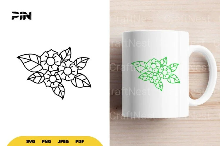 Flowers Cut File SVG Bundle - CraftNest - Digital Crafting and Art