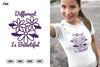 Different Is Beautiful Flowers SVG Bundle