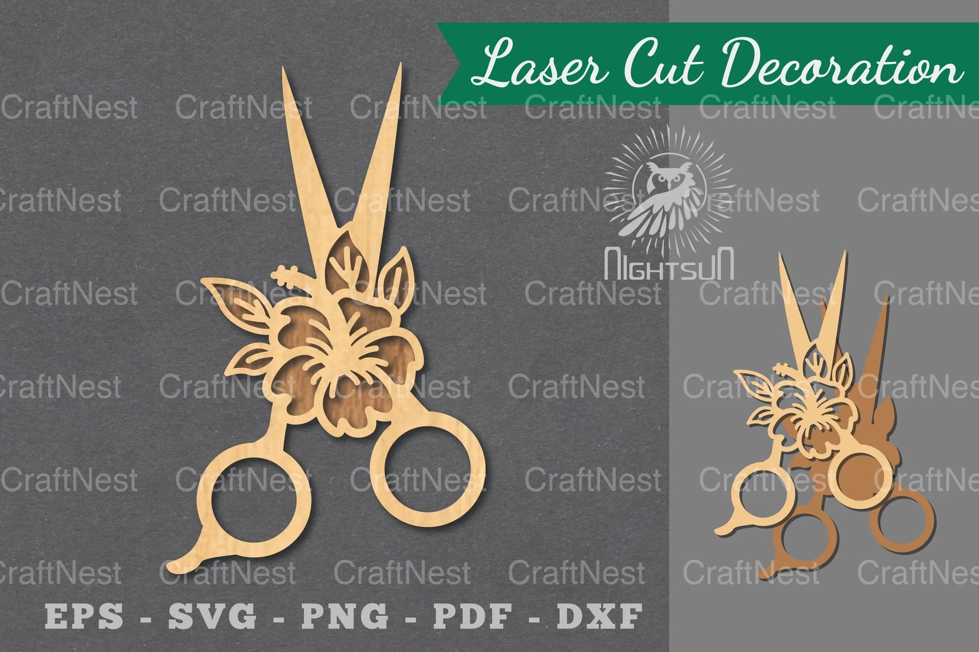 Flowers Scissors Laser Cut Decoration Clipart Bundle - CraftNest - Digital Crafting and Art