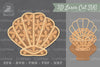 Flowers Shell Lasercut Decoration Clipart Bundle
