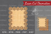 Laser Cut Flower Sign Decoration Clipart Bundle
