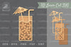 Flowers Soft Drink Lasercut Decoration Clipart Bundle