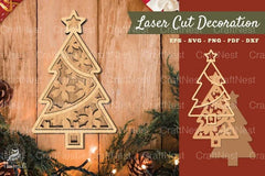 Flowers Tree 3D Lasercut Decoration Clipart Bundle - CraftNest - Digital Crafting and Art