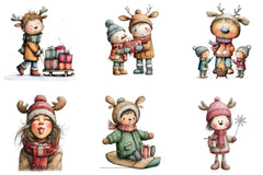 Flowers and Girls Clipart Bundle - CraftNest - Digital Crafting and Art