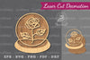 Floral Ball Laser Cut Decoration Clipart Bundle