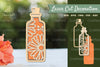 3D Lasercut Flowers in Bottle SVG Bundle
