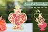 Flowers in Bottle 3D Lasercut SVG Bundle