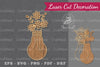Laser Cut Flower Lamp Decoration Clipart Bundle