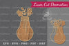 Laser Cut Flower Lamp Decoration Clipart Bundle