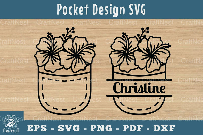 Pocket Flowers SVG Bundle - CraftNest - Digital Crafting and Art