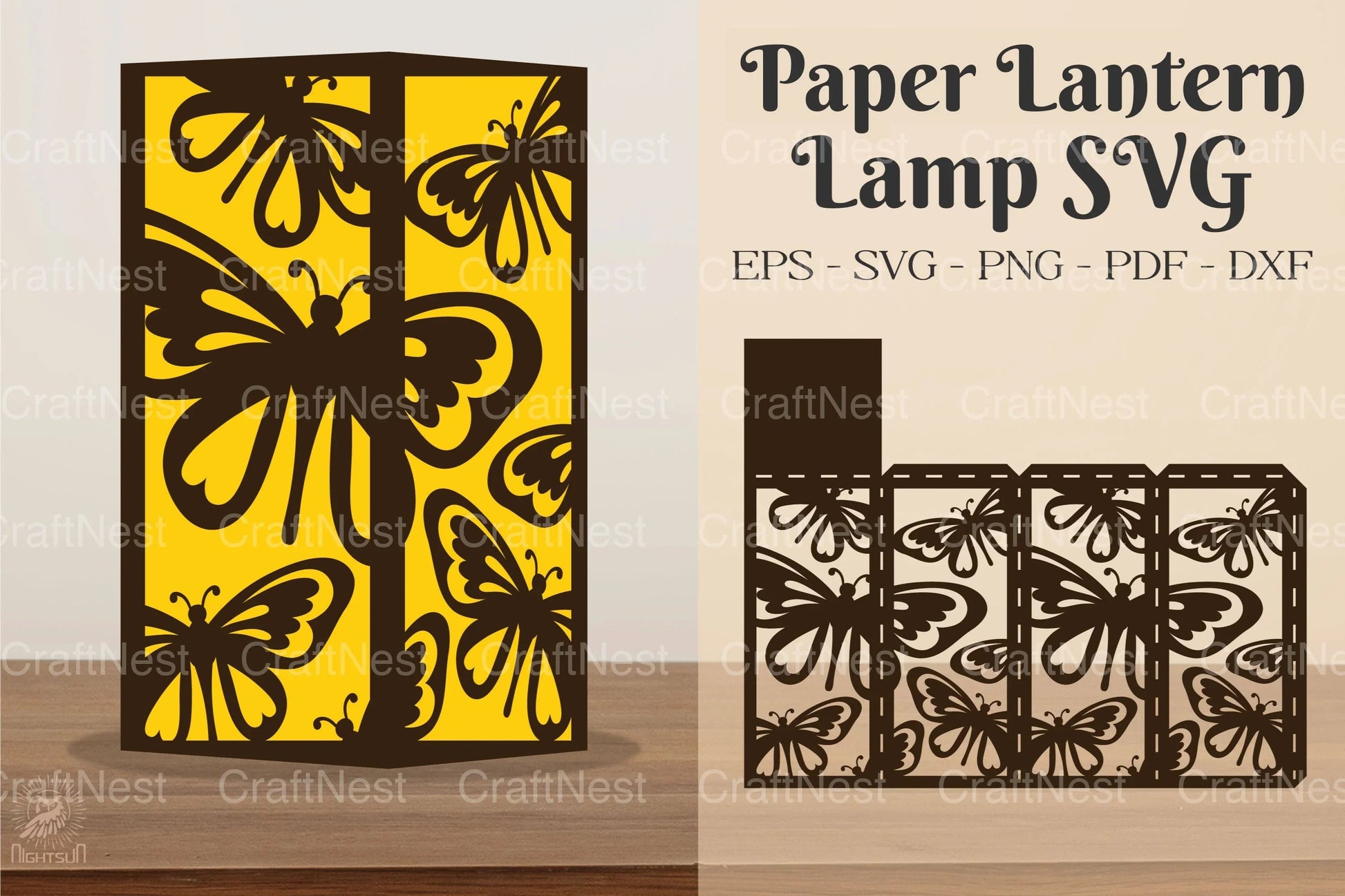 Flying Butterfly Lamp Clipart Bundle - CraftNest - Digital Crafting and Art
