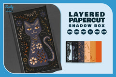 Folk Art Cat Papercut SVG Bundle - CraftNest - Digital Crafting and Art