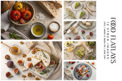 Food Flatlays - Stock Images - CraftNest - Digital Crafting and Art