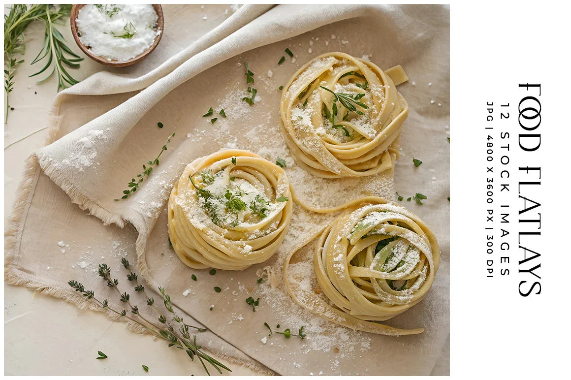 Food Flatlays - Stock Images - CraftNest - Digital Crafting and Art