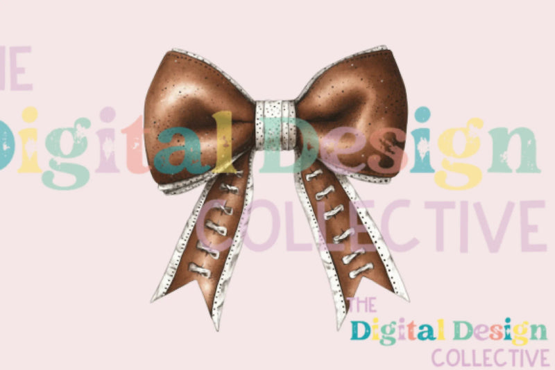 Football Bow PNG Clipart Bundle Design - CraftNest - Digital Crafting and Art
