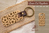 Football Laser Cut Keychain Design Bundle