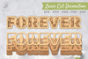 Forever 3D Lasercut Decoration Clipart Bundle