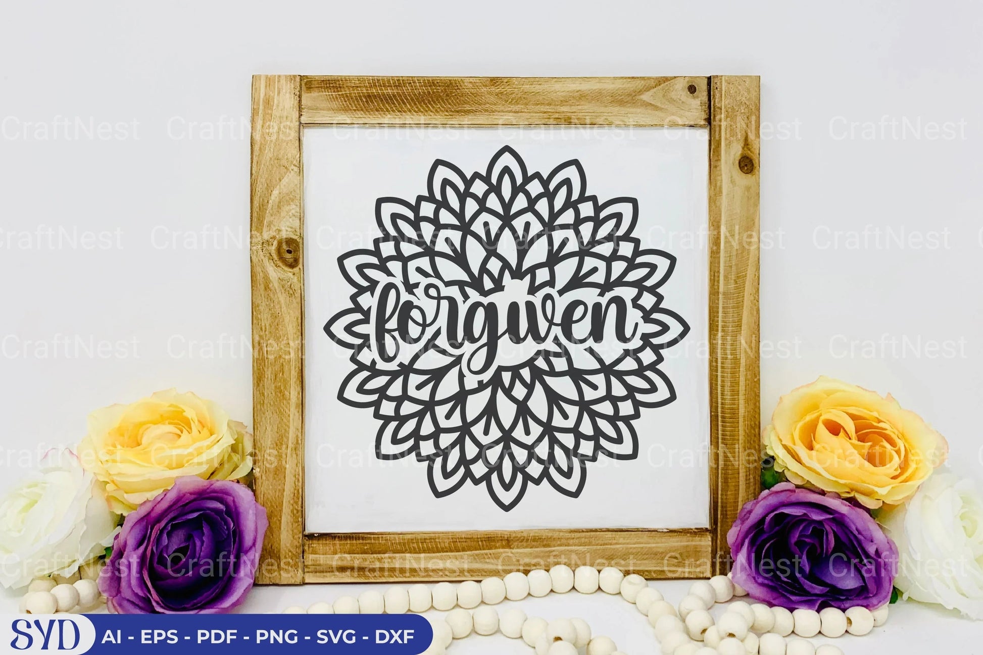 Forgiven Mandala SVG Bundle - CraftNest - Digital Crafting and Art