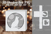 Fox 3D Papercut Shadow Box SVG Bundle