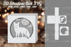 Fox 3D Papercut Shadow Box Clipart Bundle