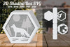 Fox in Forest 3D Shadow Box SVG Bundle